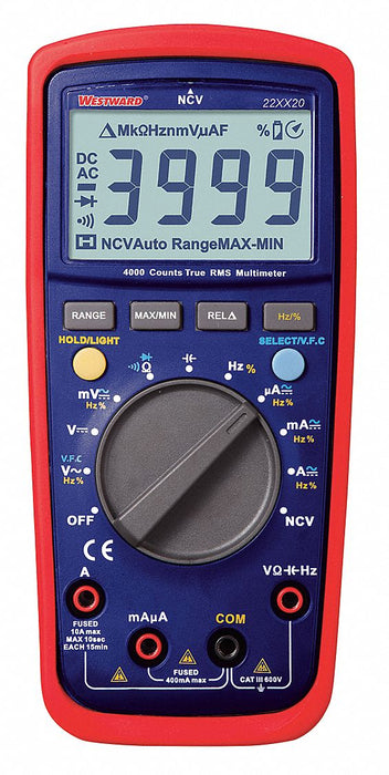 Digital Multimeters 40 Ohms 4000 Counts
