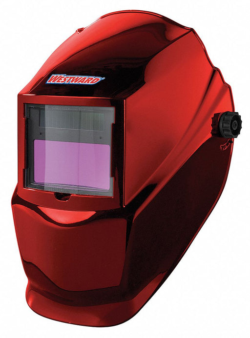 Auto Dark Welding Helmet 10 Red