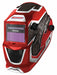 Auto Dark Weld Helmet 4 9-13 Red/Blk/Wht