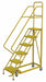 Rolling Ladder Steel Safety Angle 6-Step
