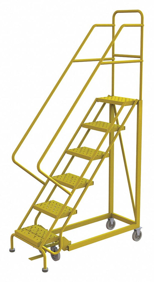 Rolling Ladder Steel Safety Angle 6-Step