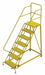 Rolling Ladder Steel Safety Angle 7-Step