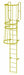 Ladder Steel WalkThru Fixed Cage 12-Rung