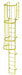 Ladder Steel WalkThru Fixed Cage 14-Rung