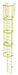 Ladder Steel WalkThru Fixed Cage 19-Rung