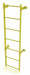 Ladder Safety Yellow Steel 500lb 6 ft 2 