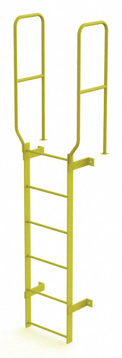 Ladder Safety Yellow Steel 450lb 9 ft