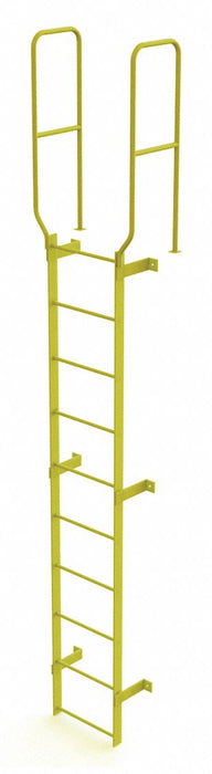 Ladder Safety Yellow Steel 450lb 13 ft