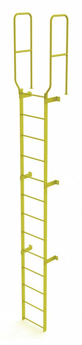 Ladder Safety Yellow Steel 450lb 16 ft