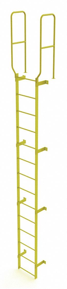 Ladder Walk-Thru Fixed Steel 14-Rung
