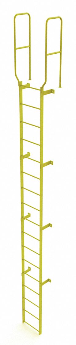 Ladder Walk-Thru Fixed Steel 17-Rung
