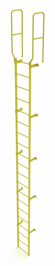 Ladder Walk-Thru Fixed Steel 20-Rung