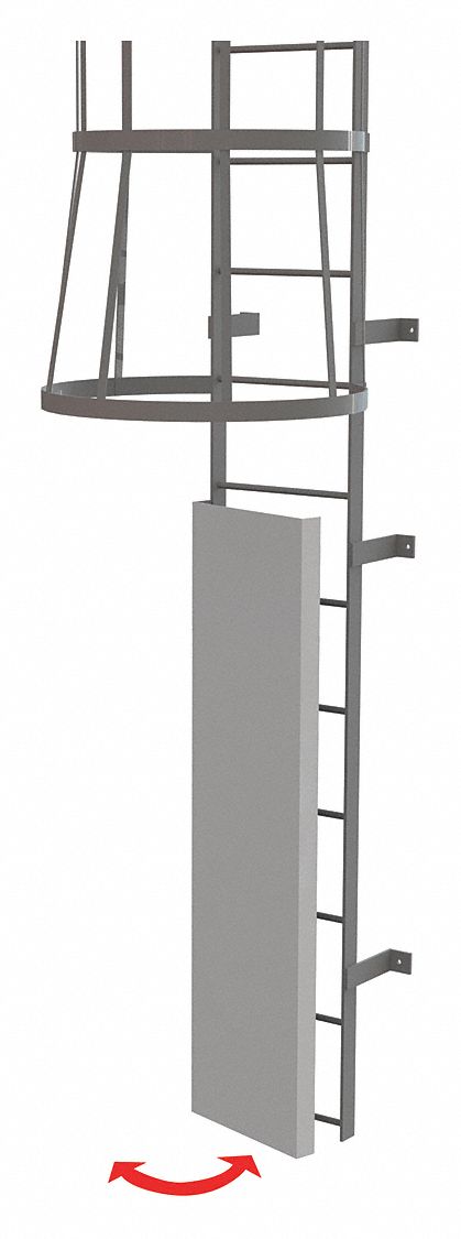 Ladder Fixed Steel Guard Door