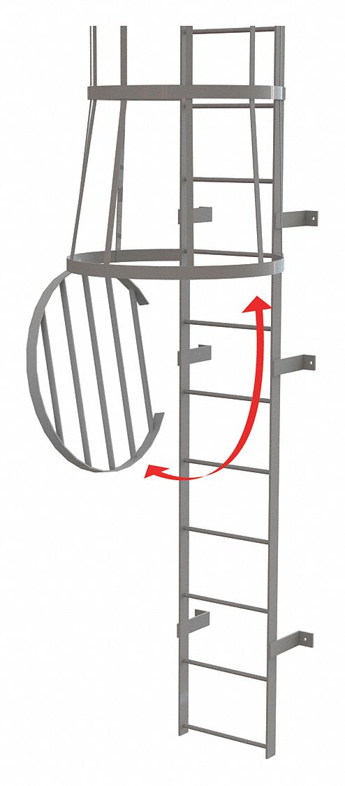 Cage Door Fixed Steel