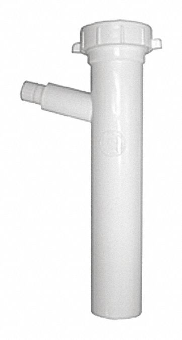 PVC Dishwasher Tailpiece SJ 1-1/2x 8x1/2
