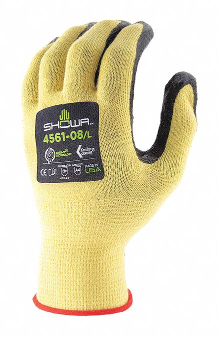PR Glove A4 Black/Yellow 2XL Size
