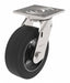 Plate Caster Swivel Rubber 7 1/2 H