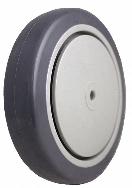 Caster Wheel 5 dia 220 lb Gray