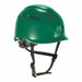 Green Safety Helmet Adjustable Venting