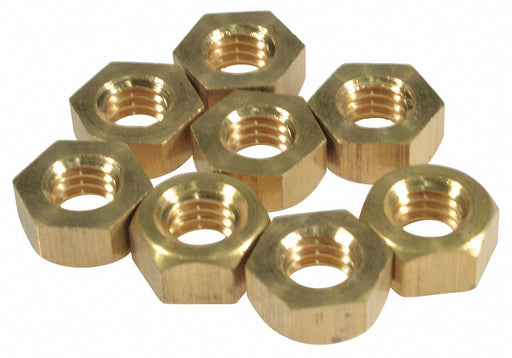 Hex Nut 3/8-16 Br PK 8