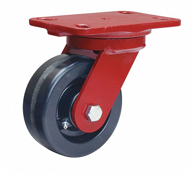 Plate Caster Swivel Phenolic 6 3/4 H