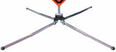 Sign Stand Aluminum 18 in Maximum Mast H