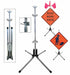 Sign Stand Aluminum 84 in Maximum Mast H