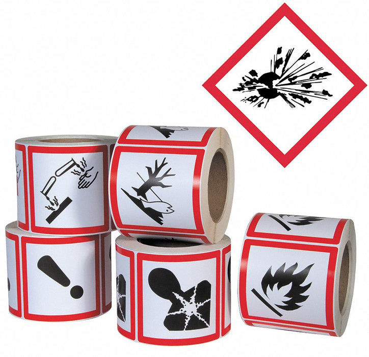 Pictogram Label Exploding Bomb PK500
