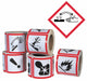GHS Label 4 in H 4 in W Paper PK500