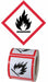 Pictogram Label Flame Hazard PK500
