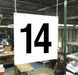 Hanging Aisle Sign Legend 14
