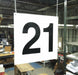 Hanging Aisle Sign Legend 21