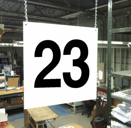 Hanging Aisle Sign Legend 23