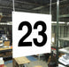 Hanging Aisle Sign Legend 23