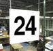 Hanging Aisle Sign Legend 24