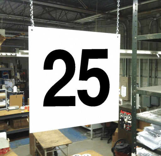 Hanging Aisle Sign Legend 25