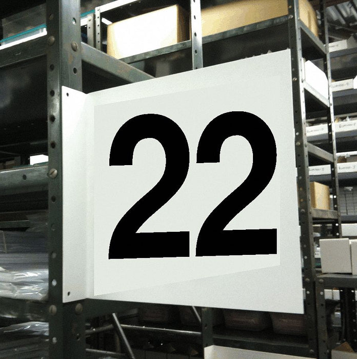 Projecting Aisle Sign 12in x 12in Vinyl