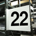 Projecting Aisle Sign 12in x 12in Vinyl