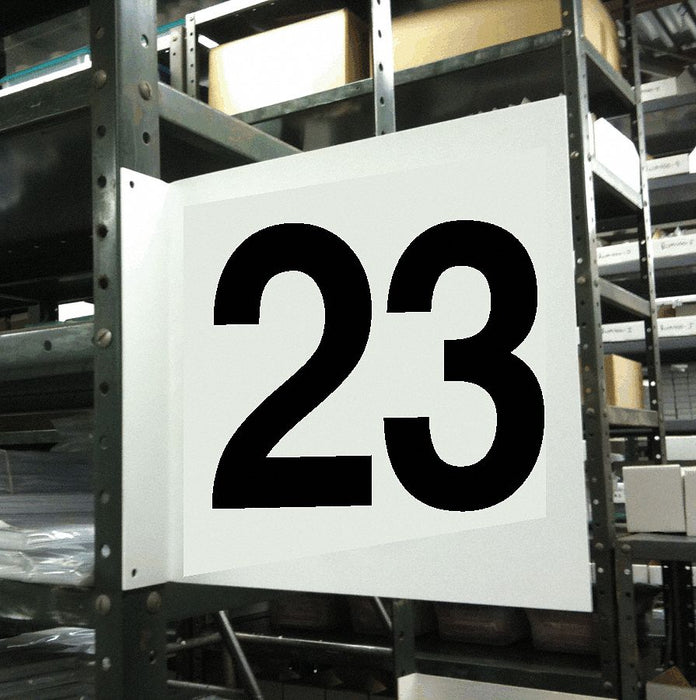 Projecting Aisle Sign 12in x 12in Vinyl