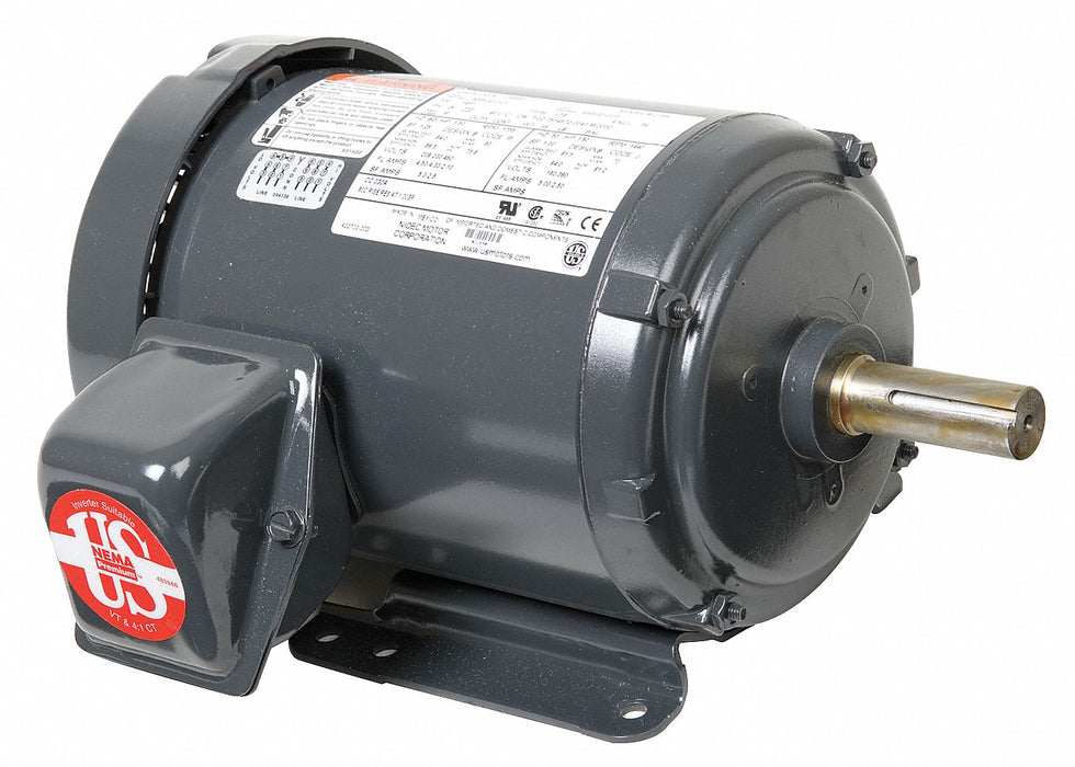 GP Motor 1 1/2 HP 3 600 RPM 208-230/460V