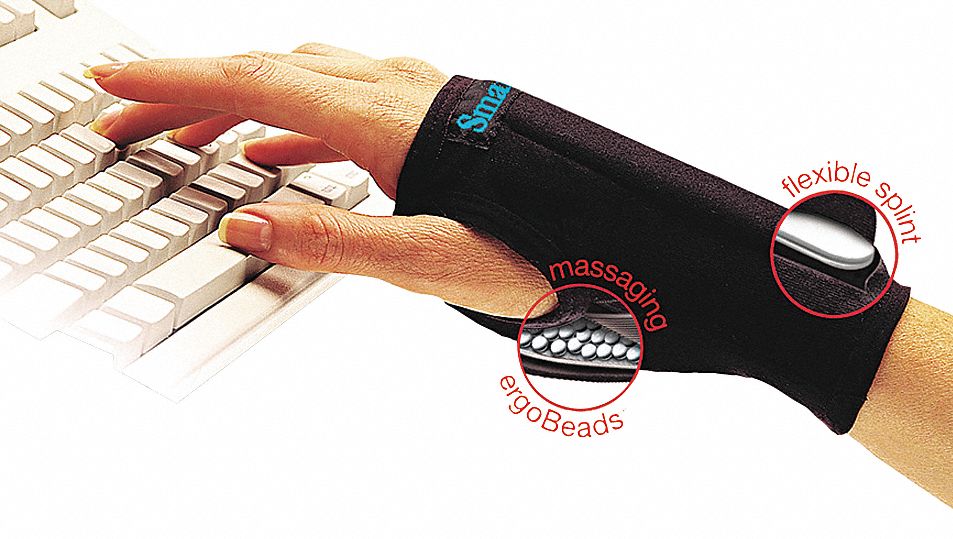 Wrist Wrap Black Lycra M
