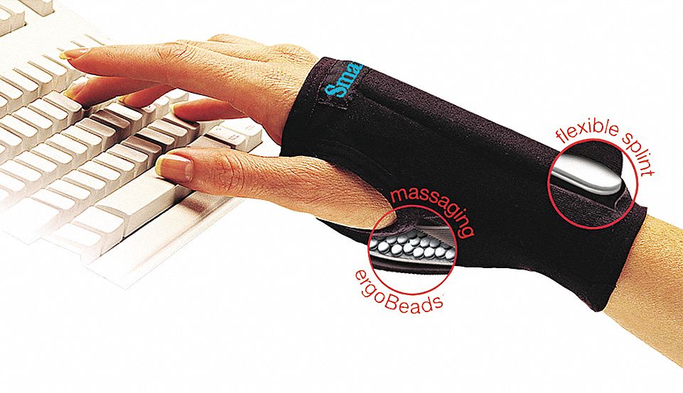 Wrist Wrap Black Lycra S