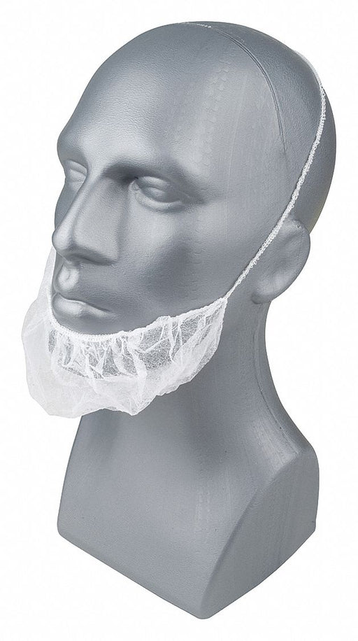 H8277 Beard Cover PP White Universal PK1000