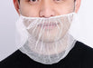 Beard Cover Polyester White Uni PK100