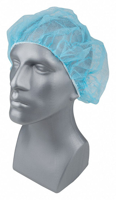 H8282 Bouffant Cap PP Blue 24 in PK1000