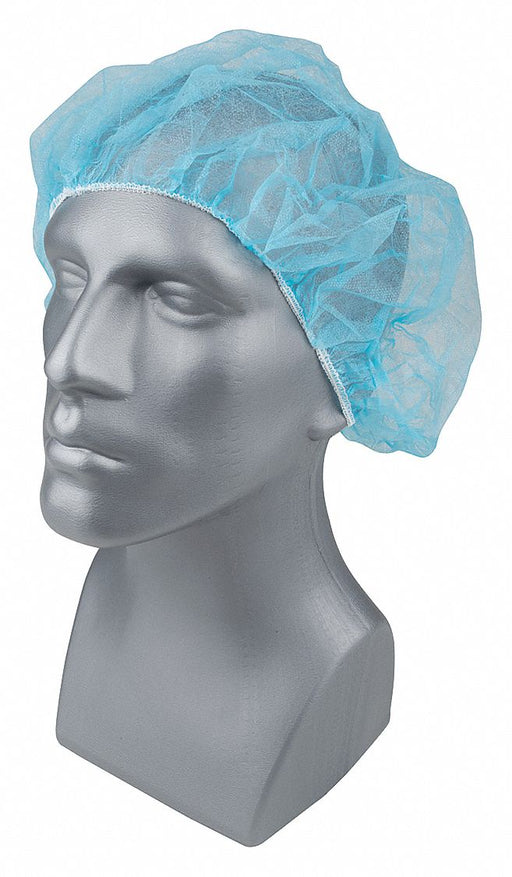 H8282 Bouffant Cap PP Blue 24 in PK1000