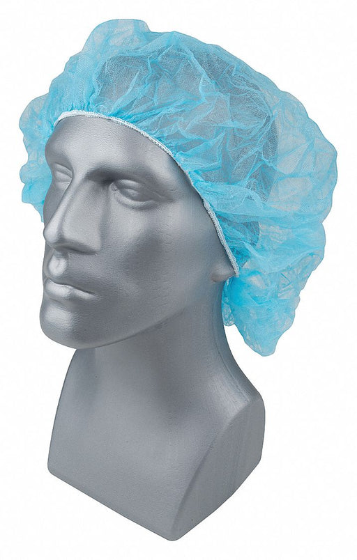 H8285 Bouffant Cap PP Blue 28 in PK1000
