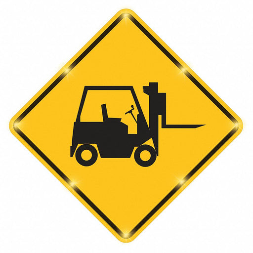 LED Sign Forklift Aluminum 30 x 30 