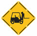 LED Sign Forklift Aluminum 30 x 30 