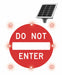 LED Sign Do Not Enter Aluminum 30 x 30 